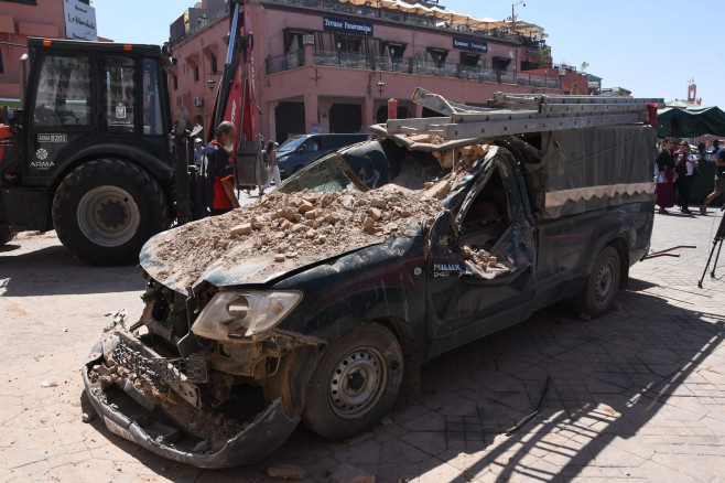 (SPOT NEWS)MOROCCO MARRAKESH EARTHQUAKE DEATH TOLL