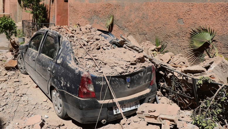(SPOT NEWS)MOROCCO MARRAKESH EARTHQUAKE DEATH TOLL