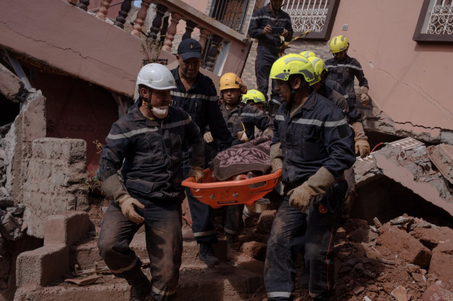 Villagers struggle to get aid as deadly earthquake hits in Marrakech, Morocco - 10 Sept 2023