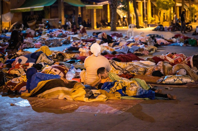 Maroc : Seisme campement Marrakech