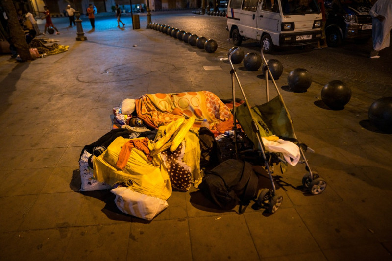 Maroc : Seisme campement Marrakech