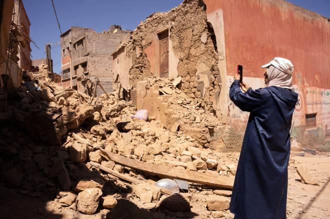 Earthquake leaves more than 2000 dead in Azizmiz, Morocco - 10 Sept 2023