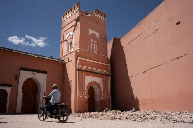 Earthquake leaves more than 2000 dead in Azizmiz, Morocco - 10 Sept 2023