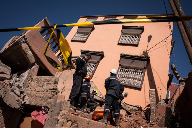 Villagers struggle to get aid as deadly earthquake hits in Marrakech, Morocco - 10 Sept 2023