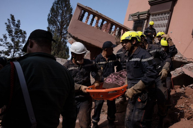 Villagers struggle to get aid as deadly earthquake hits in Marrakech, Morocco - 10 Sept 2023