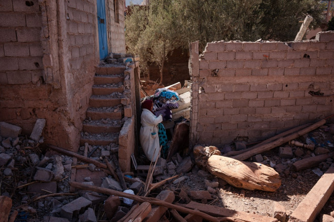 Villagers struggle to get aid as deadly earthquake hits in Marrakech, Morocco - 10 Sept 2023