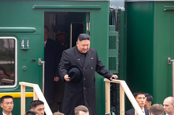 North Korean Leader Kim Jong-un arrives in Russia