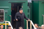 North Korean Leader Kim Jong-un arrives in Russia