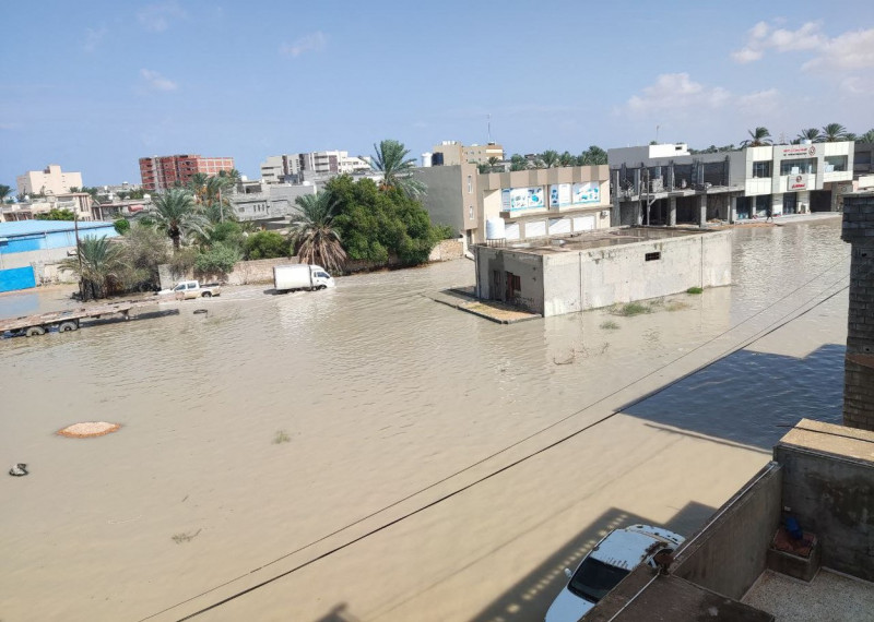 Heavy rains cause flooding in Libya