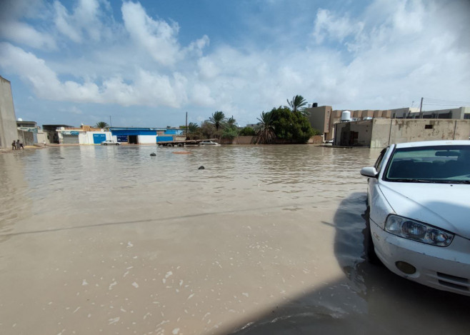 Heavy rains cause flooding in Libya