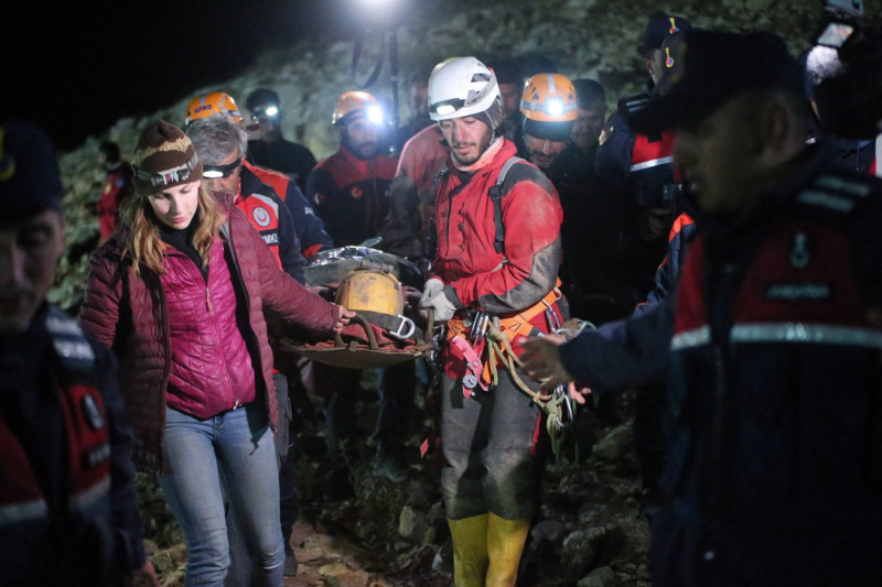 American explorer Mark Dickey trapped underground in a cave in Turkiye's Mersin has been rescued