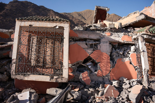 Earthquake aftermath in Idni, Morocco - 11 Sept 2023
