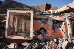 Earthquake aftermath in Idni, Morocco - 11 Sept 2023