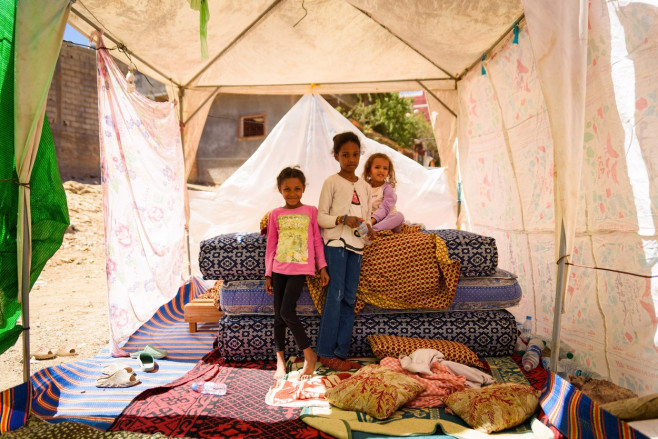 Earthquake aftermath in Moulay Brahim, Morocco - 11 Sept 2023