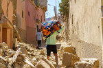 Amidst The Rubble, The Earthquake Victims In Morocco Are Pleading For Urgent Assistance, Tafeghaghte, Ijoukak - 10 Sep 2023