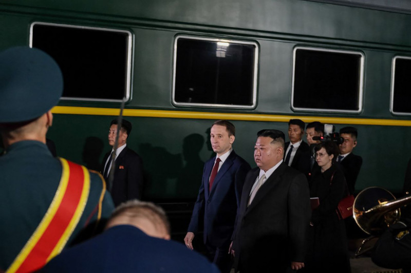 Kim Jong-un Arrives in Russia for Summit with Putin