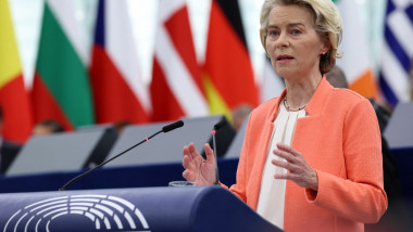 Președinta Comisiei Europene, Ursula von der Leyen.