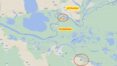 harta zona unde au fost gasite bucati de drona