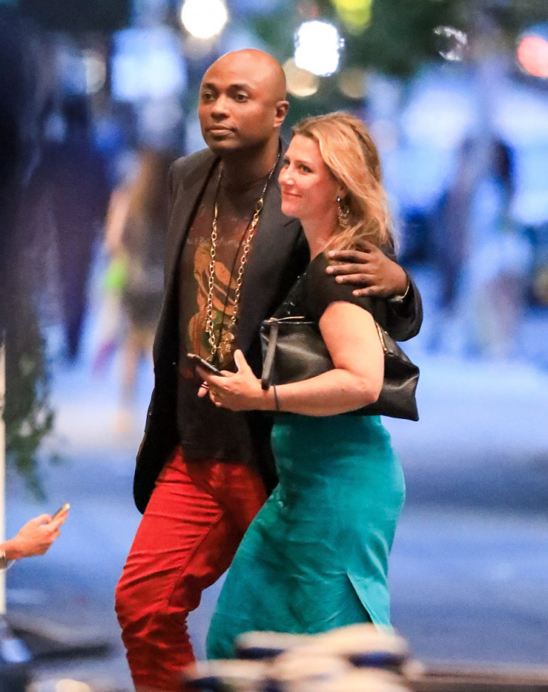 EXCLUSIVE: Princess Martha Louise of Norway And Shaman Durek Verrett Sighting In New York City