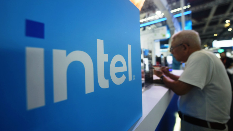 China: Intel Booth at The 2023 China International Industry Fair in Shanghai