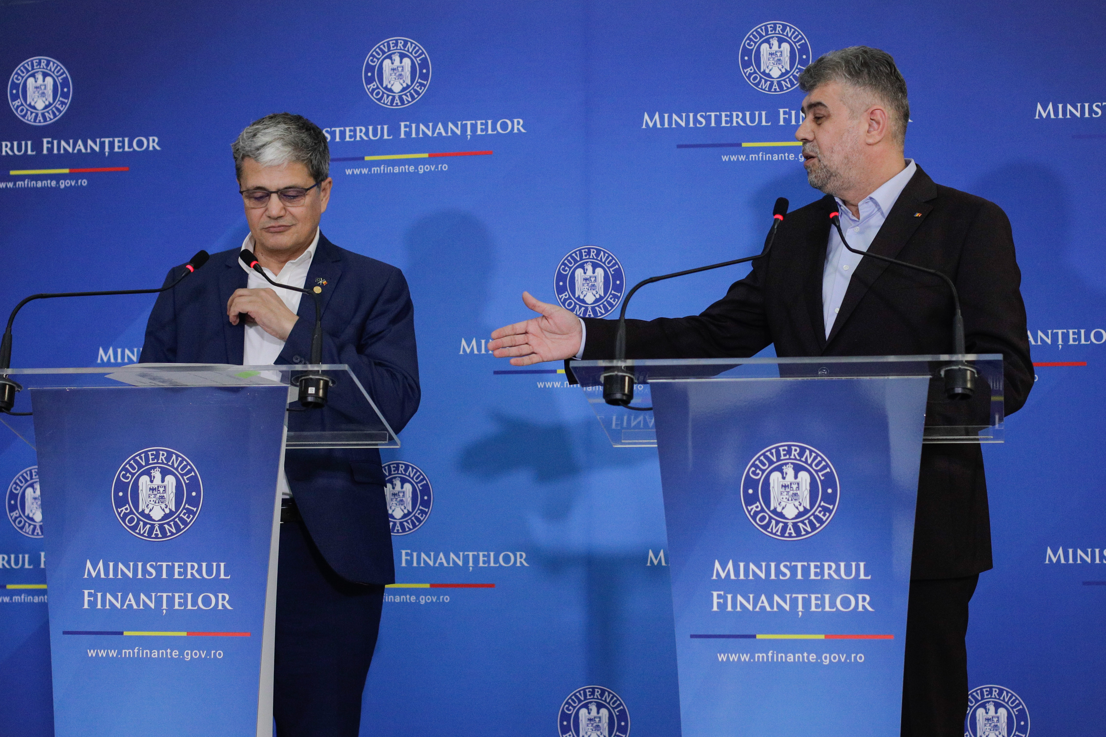 Marcel Boloș: L-am anunțat de șase ori pe Marcel Ciolacu că deficitul se duce-n cap. Mi-a spus că-l doare în organul genital