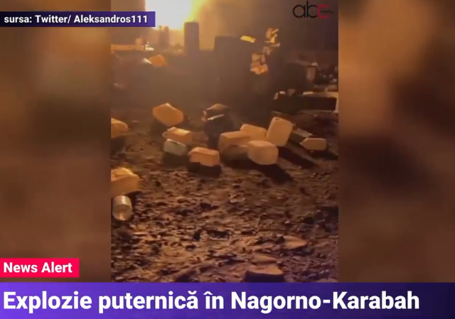 20 de morți și sute de răniți după o explozie puternică la un depozit de combustibil în Nagorno-Karabah