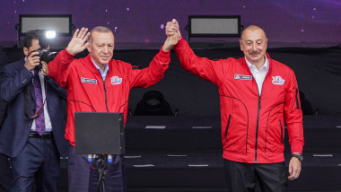 Recep Tayyip Erdogan și Ilham Aliev