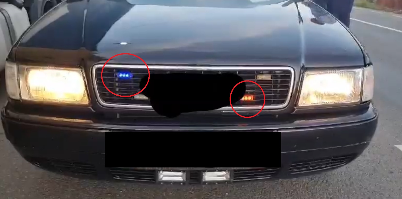 Un șofer din Cluj a rămas pieton pentru 3 luni după ce și-a pus lumini de poliție pe mașină