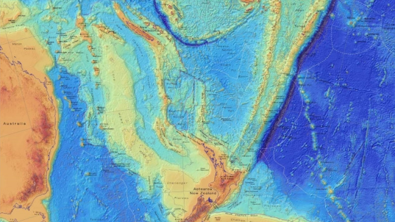 Continentul scufundat Zealandia.