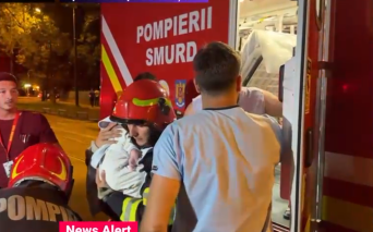 24 de copii și bebeluși, evacuați de la Spitalul de Copii din Timișoara după o alertă de incendiu. Alarma s-a dovedit falsă
