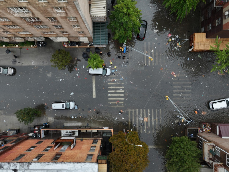 Inundații în New York