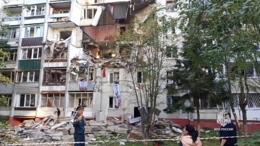 explozie intr-o cladire din apropiere de moscova