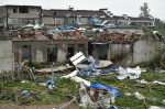 Tornado Hits Suqian, China