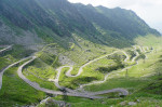 winding Transfagarasan mountain road, Romania