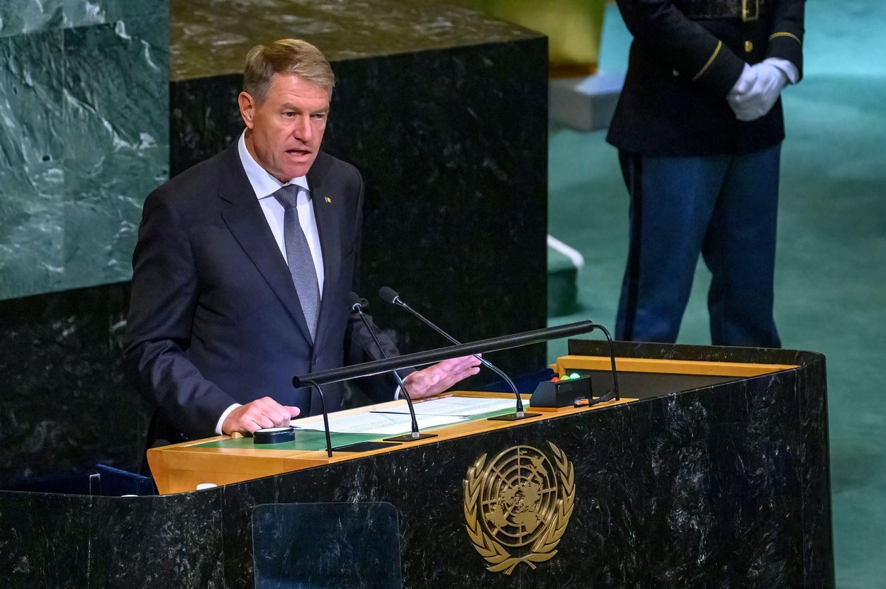 Klaus Iohannis, la Adunarea Generală a ONU: România nu-i va abandona pe partenerii cei mai vulnerabili, care au nevoie de sprijin
