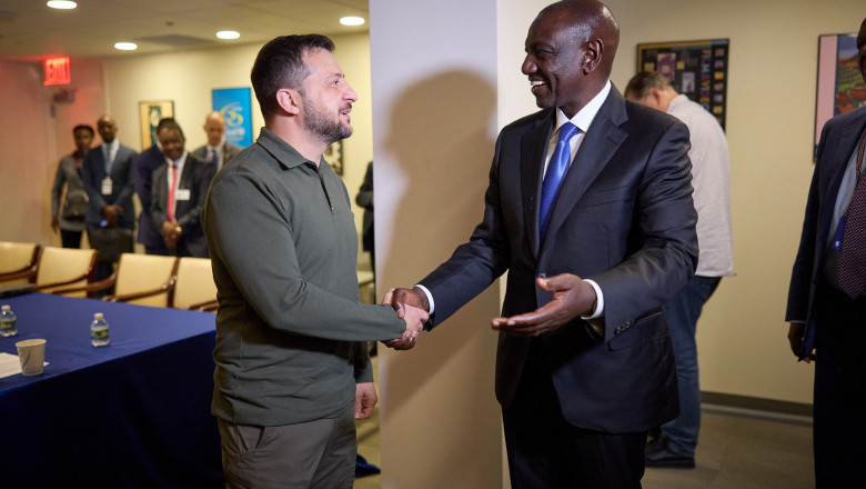 En marge de la 78e session de l'Assemblée générale des Nations Unies à New York, le président ukrainien Volodymyr Zelensky a rencontré le président de la République du Kenya William Ruto