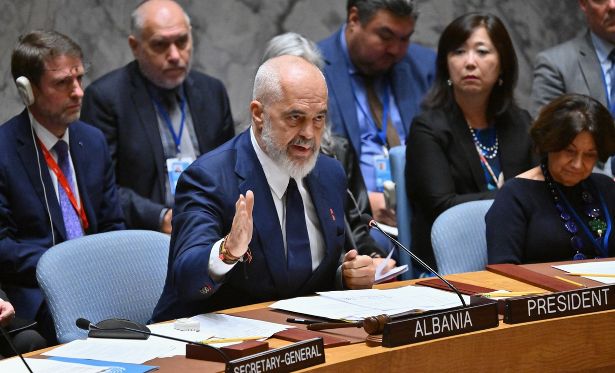 Schimb tăios de replici între ambasadorul rus şi premierul Albaniei la sesiunea Consiliului de Securitate al ONU