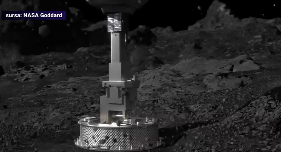 NASA va aduce pe Pământ cea mai mare mostră colectată până acum dintr-un asteroid. Operațiunea va fi transmisă LIVE