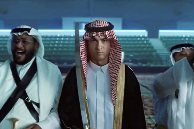 Cristiano Ronaldo in Saudi Costume Celebrating Nationa Day - Riyadh