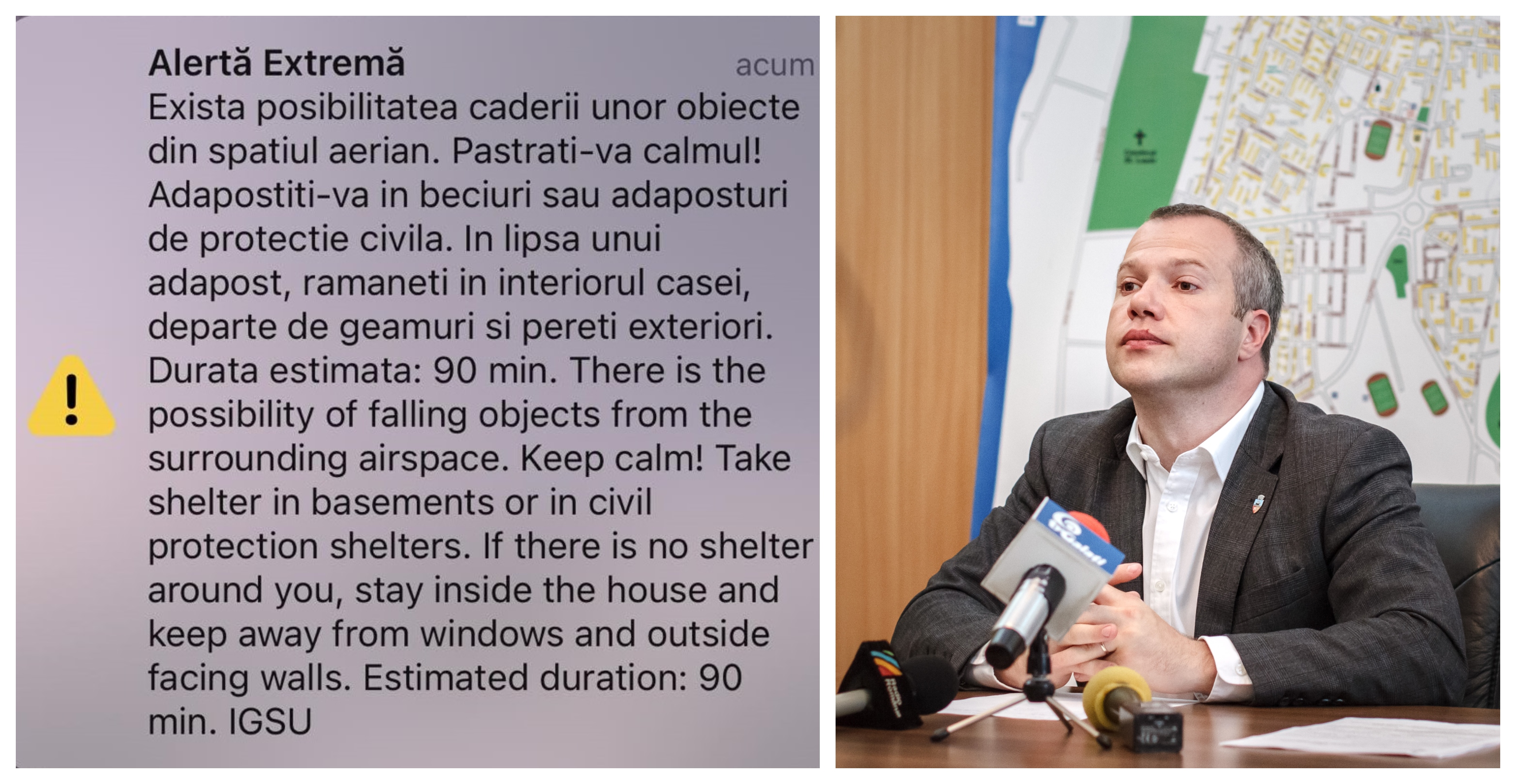 „Spectacolul ar trebui redus”. Primarul din Galați, enervat pe mesajele Ro-Alert: Nu-s binevenite. Am primit și eu, n-am fugit în munți