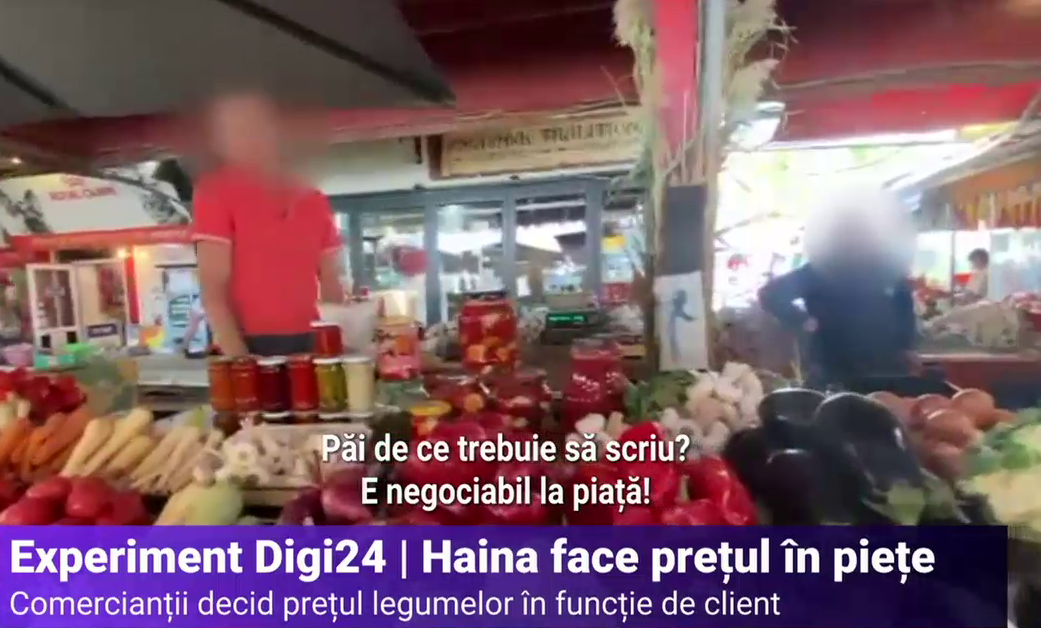 Haina dictează prețul în piețele din București. Unii comercianți decid pe loc cât costă legumele în funcție de cum arată clientul