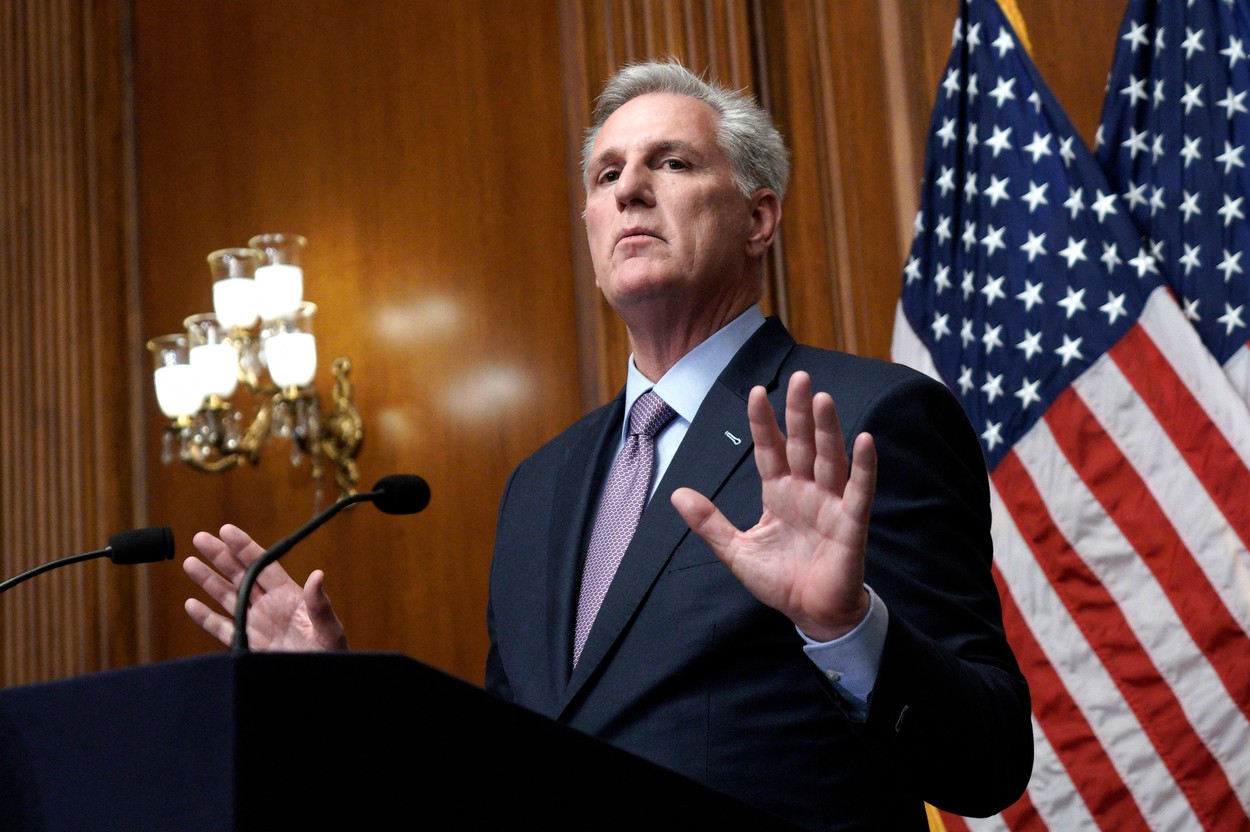 Kevin McCarthy anunță că nu mai candidează din nou pentru șefia Camerei Reprezentanților, după ce a fost dat afară de trumpiști