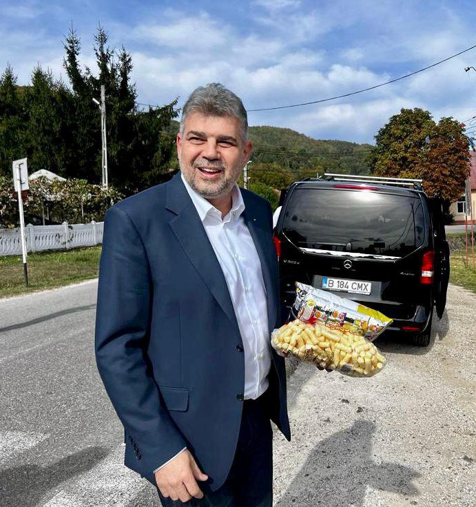 FOTO Marcel Ciolacu: Am avut poftă de pufuleți