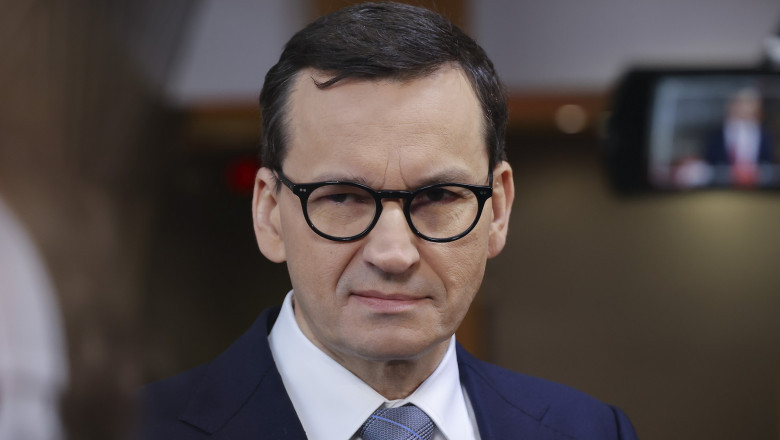 Prim-ministrul Poloniei, Mateusz Morawiecki.