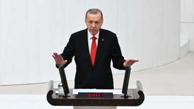 recep erdogan sustine un discurs