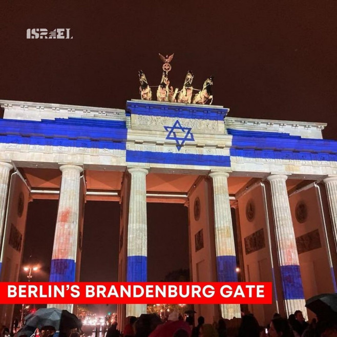 israel brandenburg gate