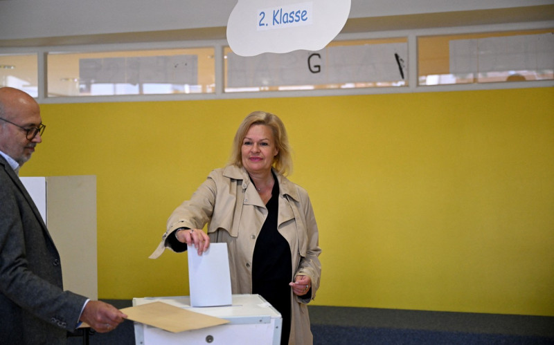Nancy faeser a votat in bavaria