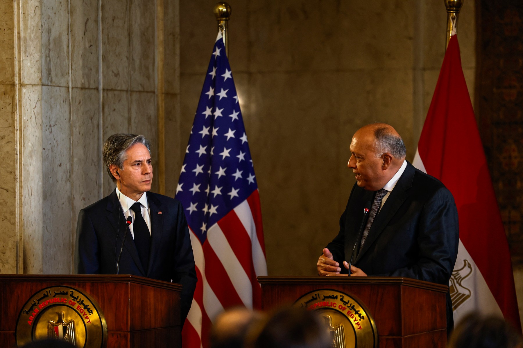 Șeful diplomației americane cere Egiptului să intervină pentru a „opri imediat” atacul Hamas împotriva Israelului