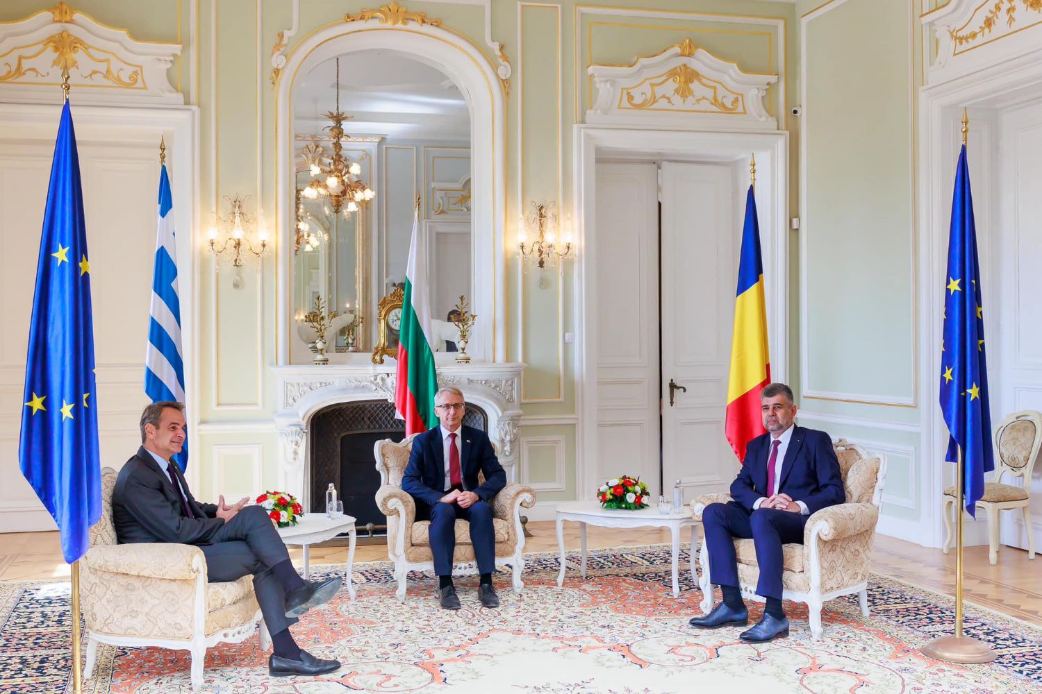 Marcel Ciolacu a participat la reuniunea trilaterală de la Varna. România, Bulgaria și Grecia vor implementa un plan comun de acțiune