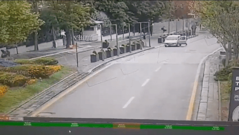 Momentul exploziei din Ankara. În atentatul terorist din Turcia au murit doi atacatori